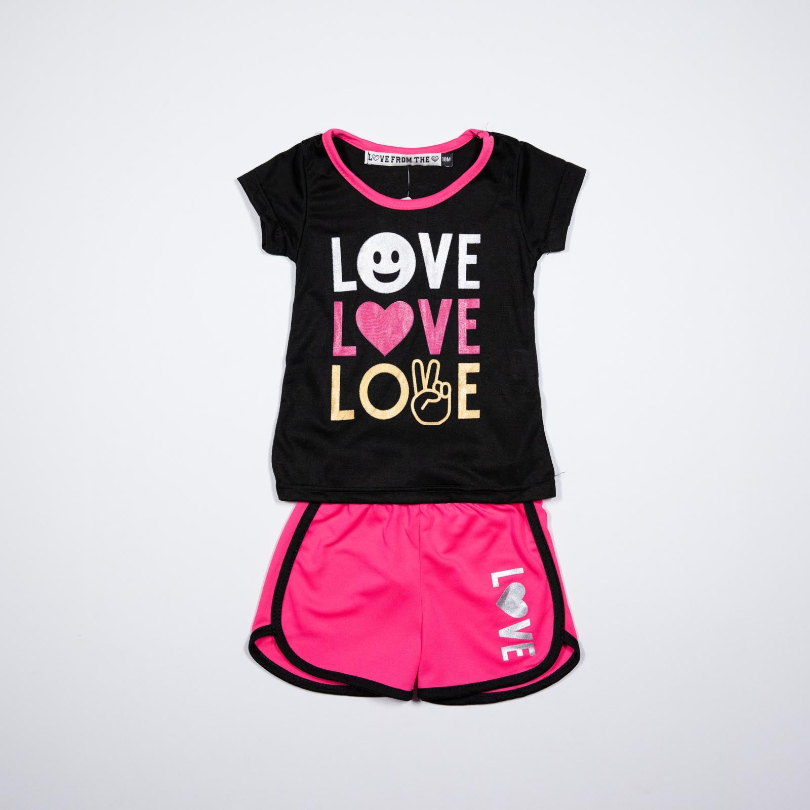 Conjunto de niña Blusa con Carita Feliz en 