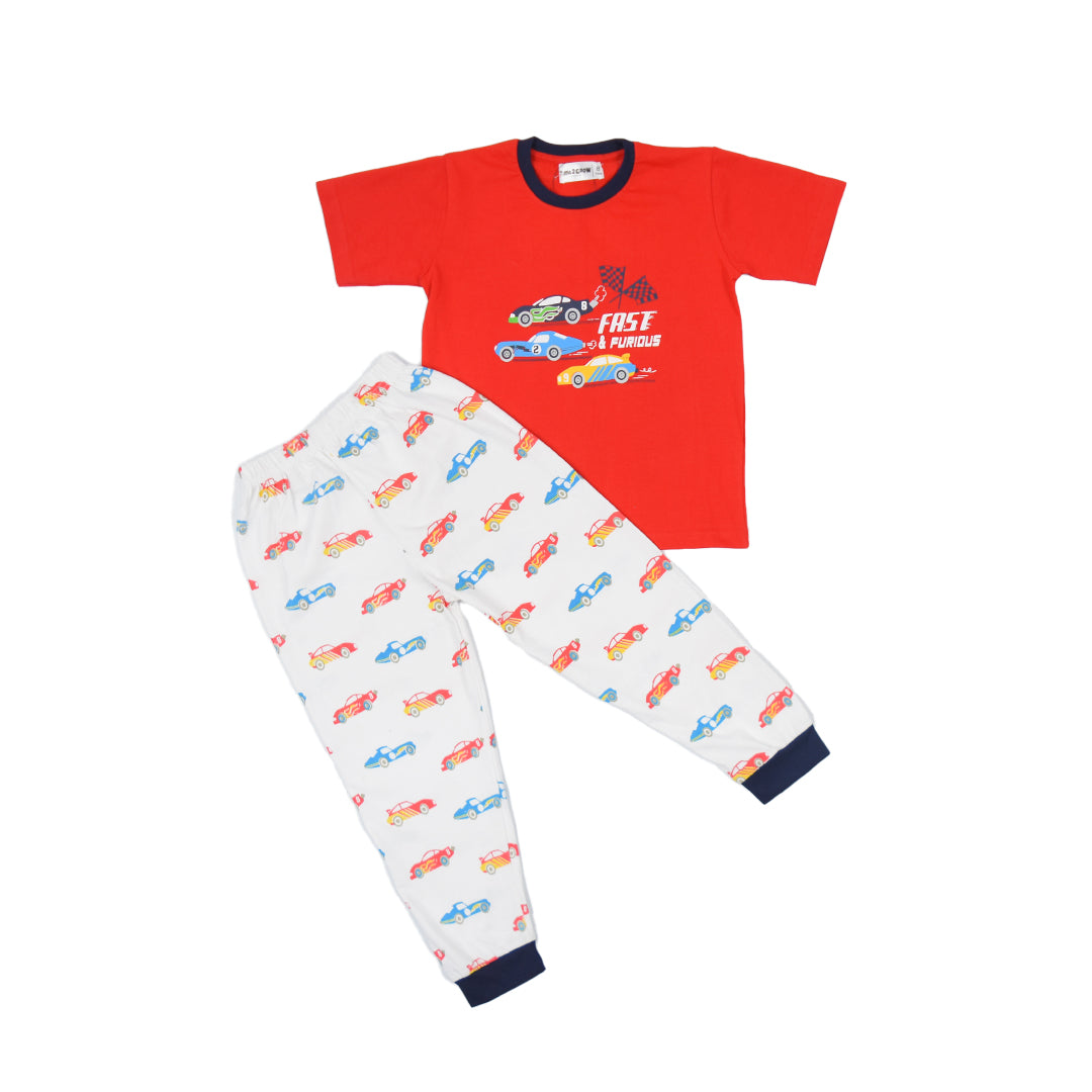 Pijama de carritos 2-8 años