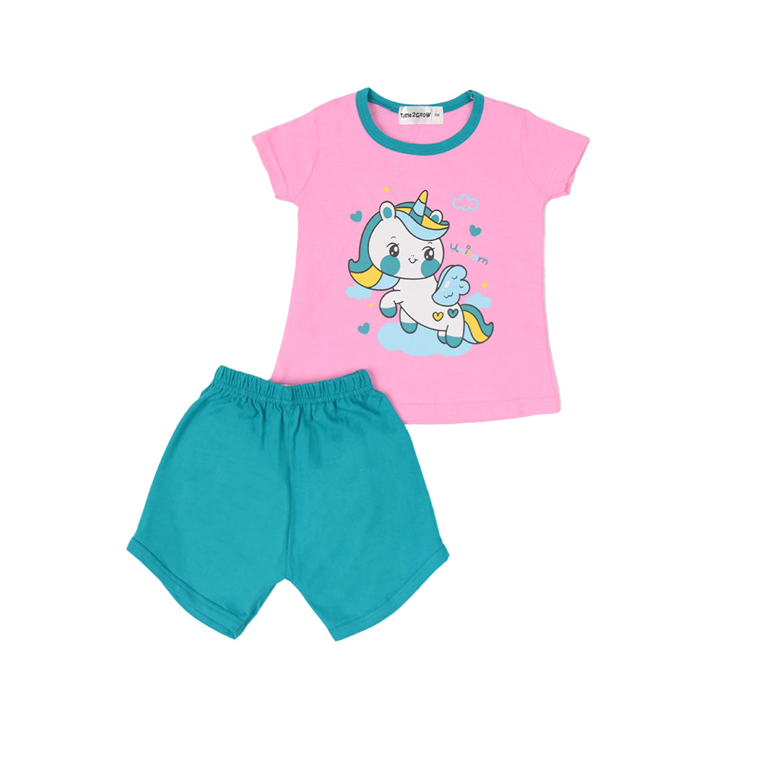 Conjunto Fantástico de Unicornio 6-24 meses