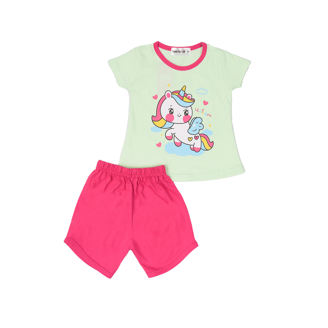 Conjunto Fantástico de Unicornio 6-24 meses